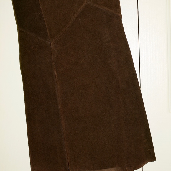 VINTAGE 70's - Genuine Suede Lace up All Leather Bell Bottoms! - Picture 3 of 8
